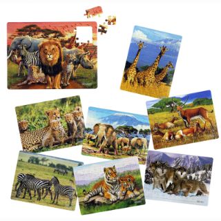 Obrázek z Puzzle safari zvířata 8 druhů(40) 